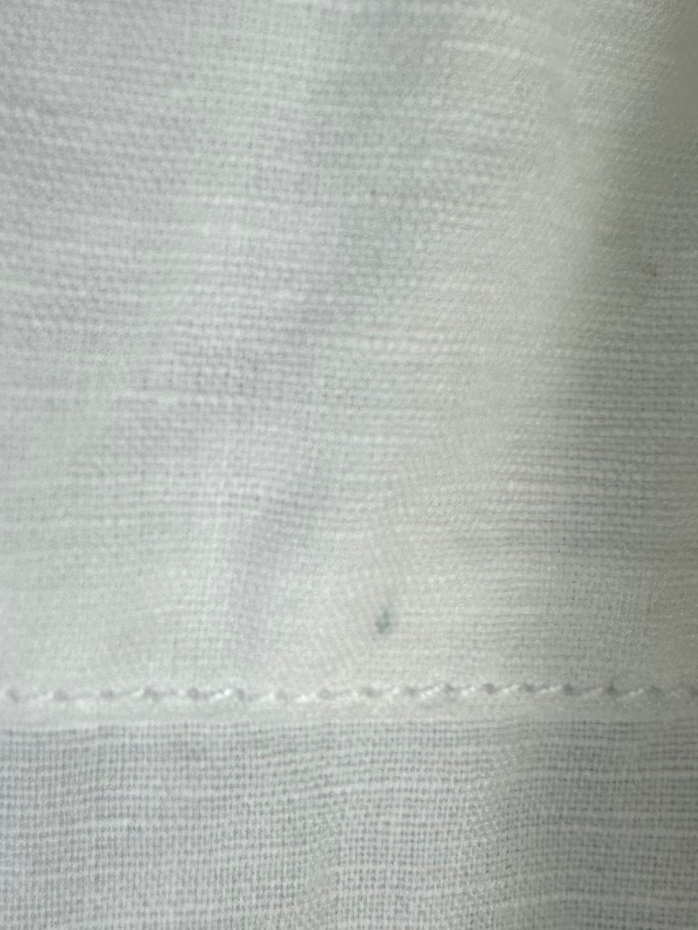 Saint Tropez West Top Tunic Shirt Sz Small LINEN Blend White Coastal Beach - Picture 4 of 6